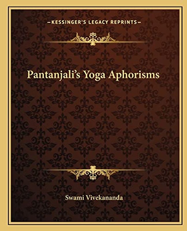 Pantanjali's Yoga Aphorisms