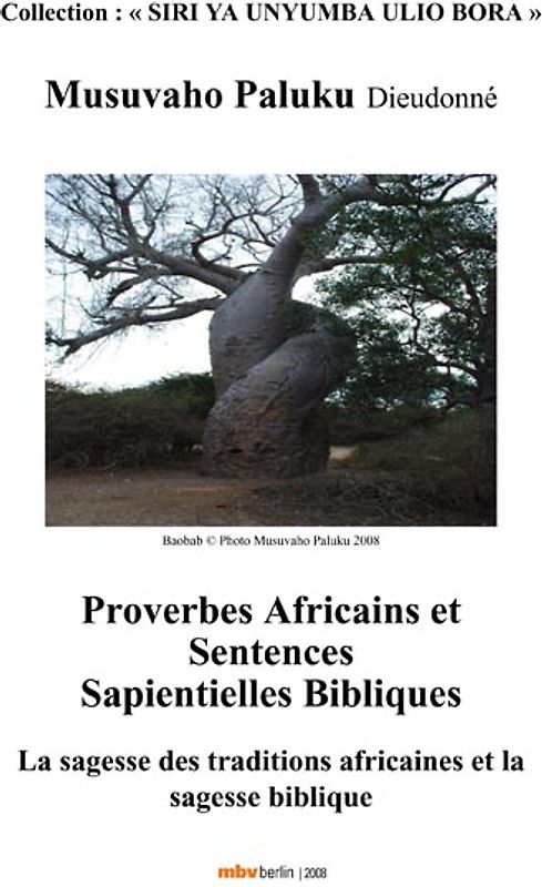 SIRI YA UNYUMBA ULIO BORA -  Proverbes Africains et Sentences Sapientielles Bibliques