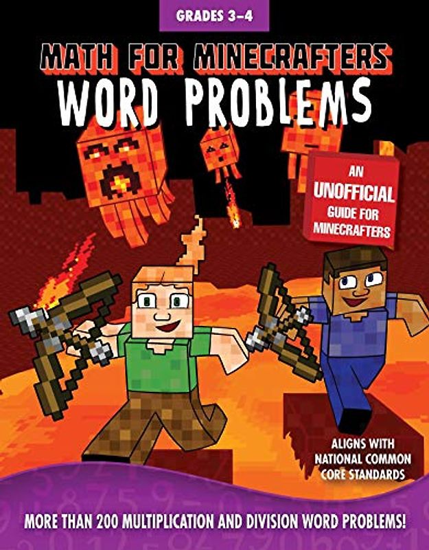 Math for Minecrafters Word Problems: Grades 3-4