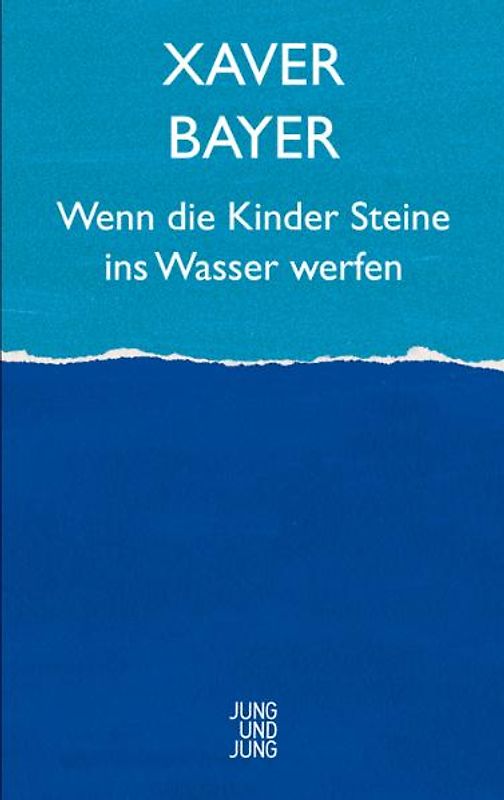 Wenn die Kinder Steine ins Wasser werfen