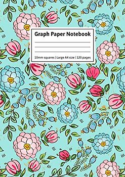 Graph Paper Notebook: 10mm (1cm) Squared Paper Notebook A4 Size, Grid Paper Exercise Book for Writing/Drawing
