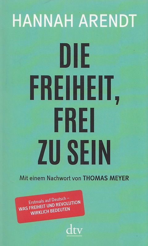 Die Freiheit, frei zu sein