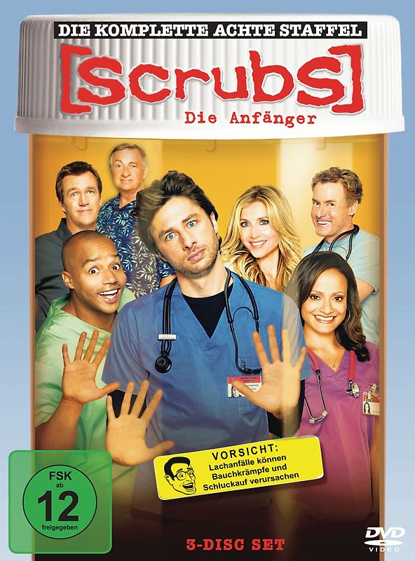 Scrubs: Die Anfänger - Die komplette achte Staffel [3 DVDs] DVD