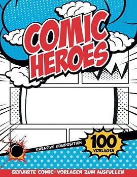 Komik Selber Machen: Beschäftigte Kinderaktivitäten Lehrbücher, Um Das Schreiben Und Zeichnen Eines Personalisierten Comicbuch Stücks Zu Fördern