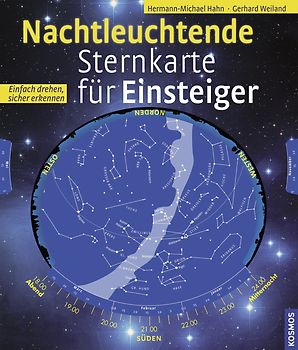 Nachtleuchtende Sternkarte für Einsteiger