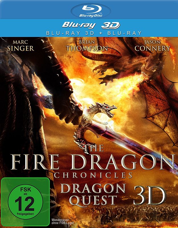 The Fire Dragon Chronicles - Dragon Quest [3D Blu-ray] 3D Blu-ray Disc