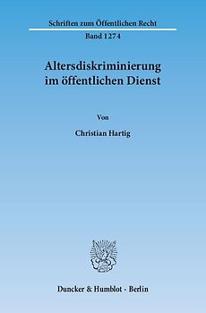 Altersdiskriminierung im öffentlichen Dienst.