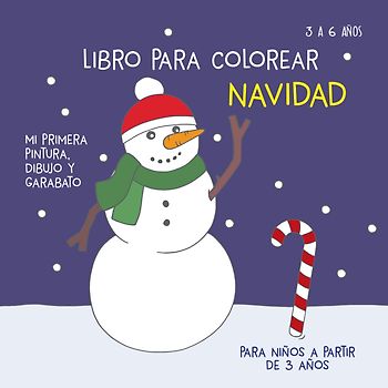 Navidad - Libro para colorear para niños a partir de 3 años