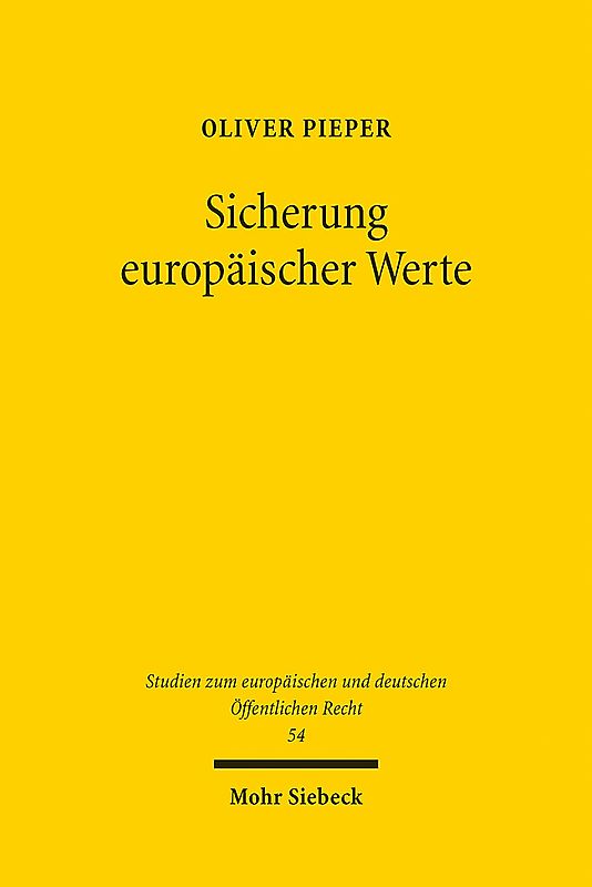 Sicherung europäischer Werte