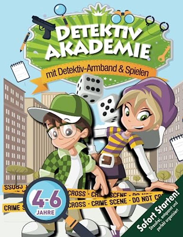 Detektiv-Akademie Schnitzeljagd (Kindergeburtstag) 4-6 Jahre: Mit dem Detektiv-Elitearmband geht es für euch auf eine spannende Schatzsuche voller Rätsel & Herausforderungen. (Bravo Schatzsuche)