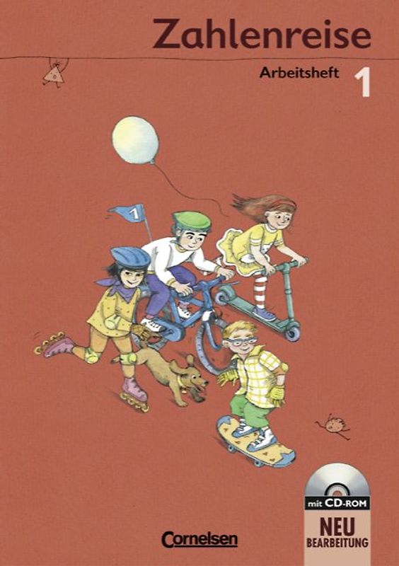 Zahlenreise. Allgemeine Ausgabe / 1. Schuljahr - Arbeitsheft mit CD-ROM