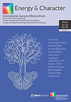 Energy & Character - Volume 11 - N.2: May 1980 - International Journal of Biosynthesis