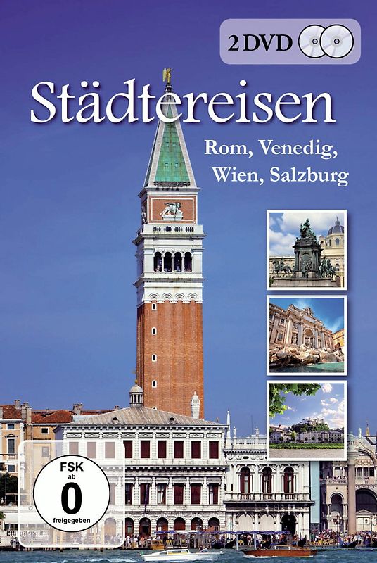 Städtereisen - Rom, Venedig, Wien, Salzburg [2 DVDs] DVD