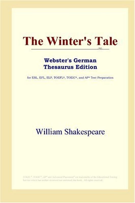The Winter's Tale (Webster's German Thesaurus Edition)