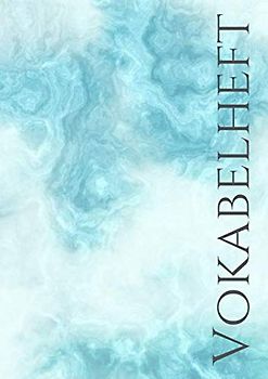 Vokabelheft: DIN A4 Format mit Aqua Blau mit 2 Spalten |liniert ohne Rand | 70 Seiten fuer Vokabeln und Fremdsprachen ( Englisch, Französisch,italenisch latein spanisch finnisch etc.)