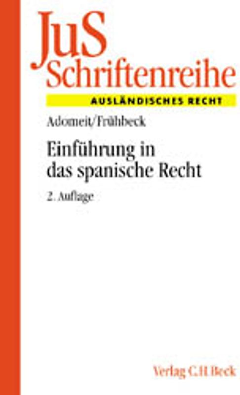 Einführung in das spanische Recht