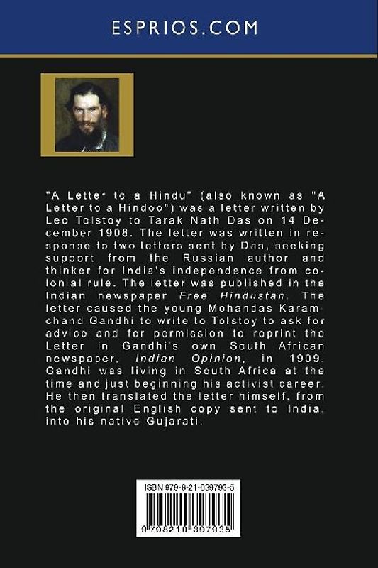 A Letter to a Hindu (Esprios Classics)