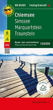 freytag & berndt Wanderkarte WKD 5203 Chiemsee, Simssee - Marquartstein - Traunstein 1:50.000