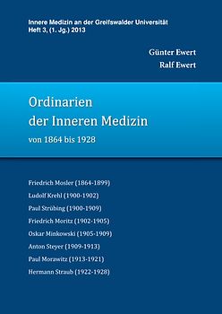 Ordinarien der Inneren Medizin von 1864 bis 1928