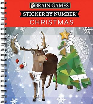 Brain Games Sticker by Number Christmas