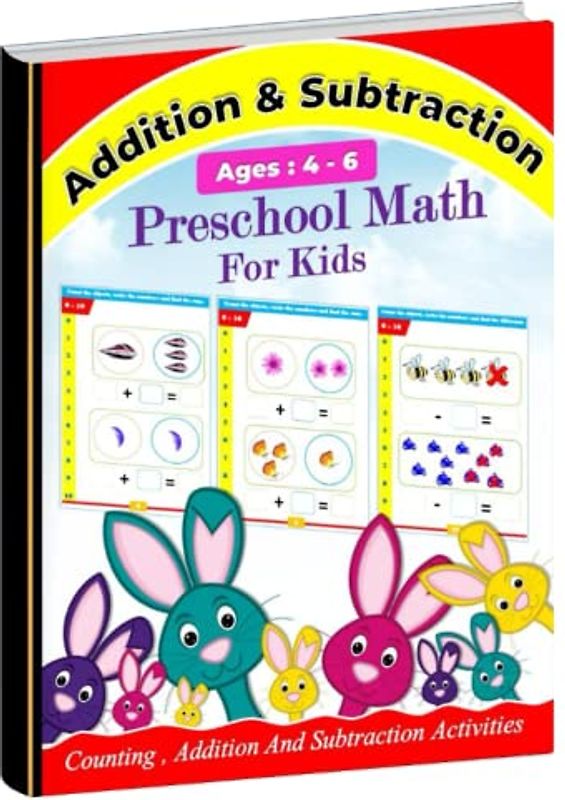 Preschool Math For Kids | Counting , Addition And Subtraction | 100 practice pages