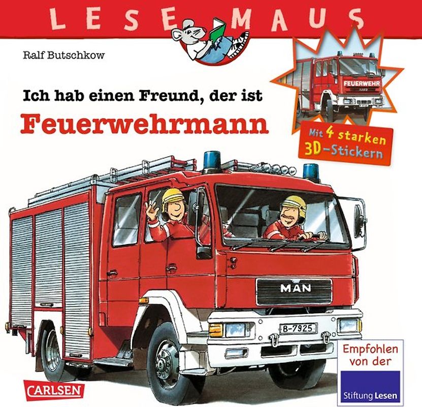 LESEMAUS: Sonderausgabe Ich hab einen Freund, der ist Feuerwehrmann