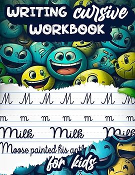 Writing Cursive Workbook for Kids: Handwriting Penmanship Book Practice for Older Kids – First and Second Grade, Learn to Write Alphabet Letters, Words – age 6+