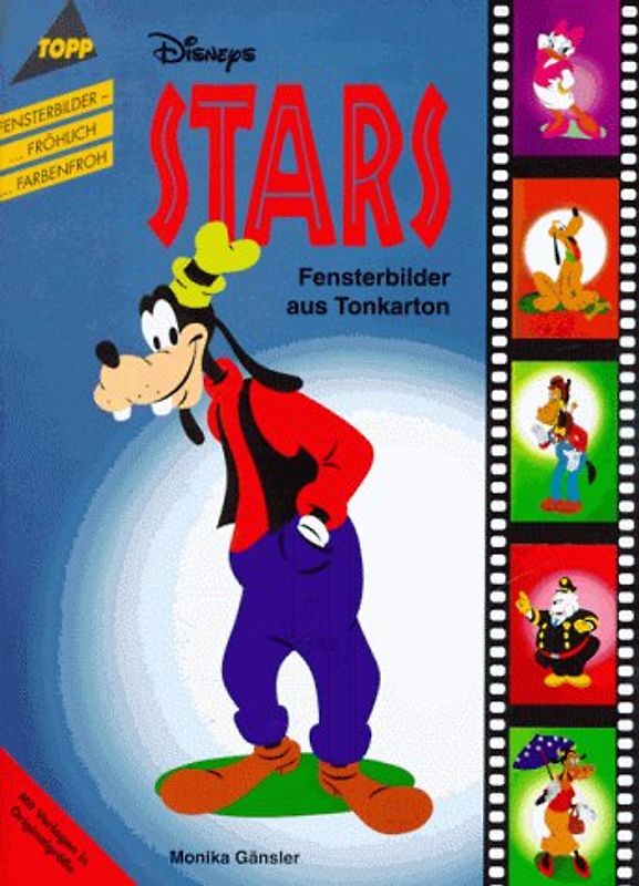 Disney-Stars. Fensterbilder aus Tonkarton nach Walt Disney