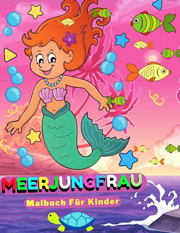 Meerjungfrau Malbuch Für Kinder: 50 beeindruckende seiten mit Meerjungfrauen zum Ausmalen Meerjungfrau Färbung Buch für Kinder im Alter von 4-8 ... Mädchen, Marker, Aquarell Färbung Buch Kinder