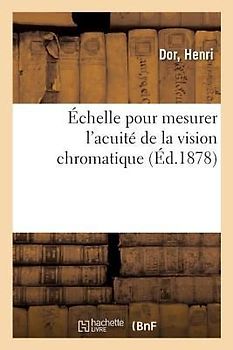 Échelle Pour Mesurer l'Acuité de la Vision Chromatique