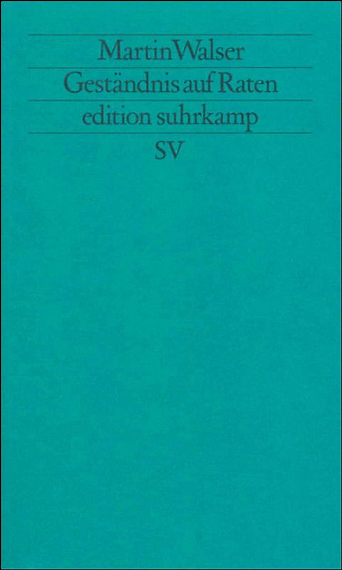 Geständnis auf Raten