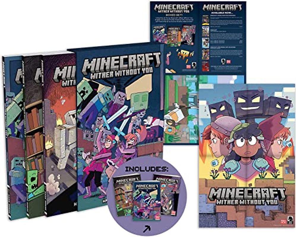 Minecraft: Wither Without You Boxed Set (Graphic Novels)