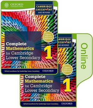 Complete Mathematics for Cambridge Lower Secondary Book 1: Print and Online Student Book (Cie Igcse Complete)