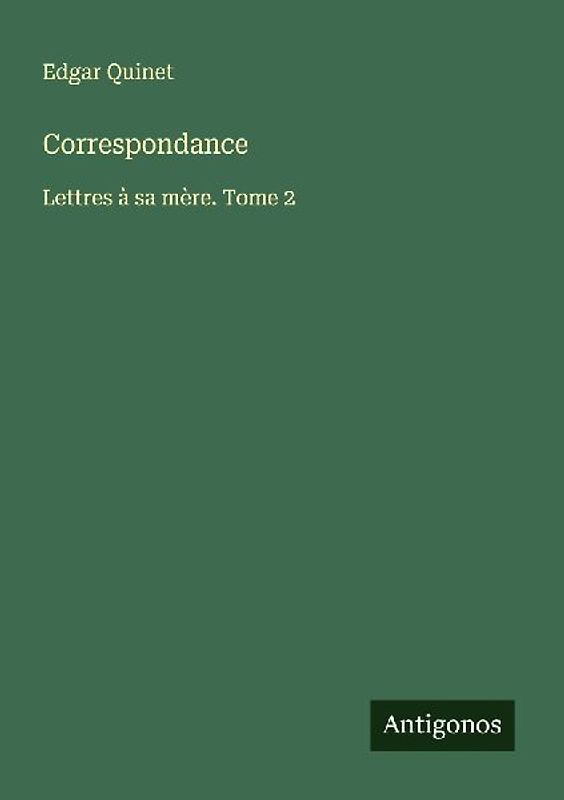 Correspondance