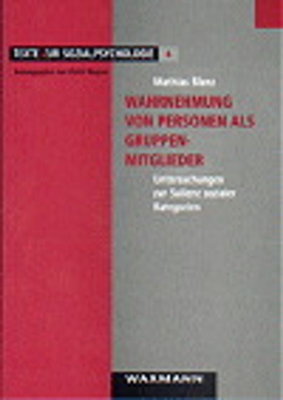 Wahrnehmung von Personen als Gruppenmitglieder