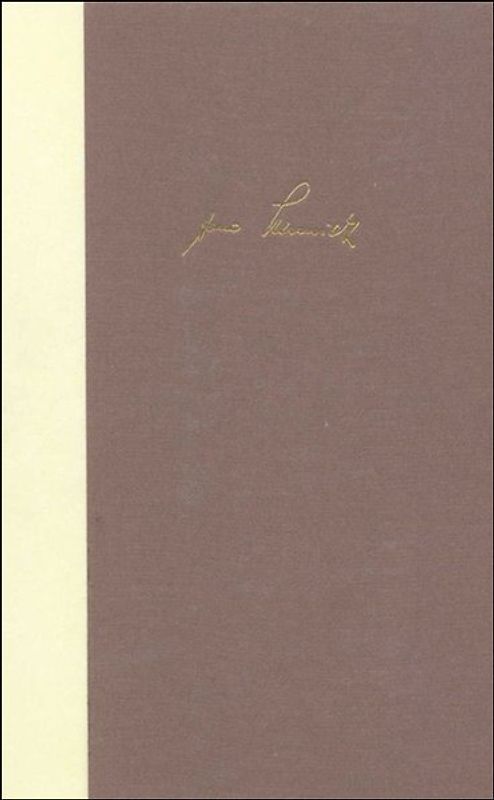 Bargfelder Ausgabe. Werkgruppe I. Romane, Erzählungen, Gedichte, Juvenilia