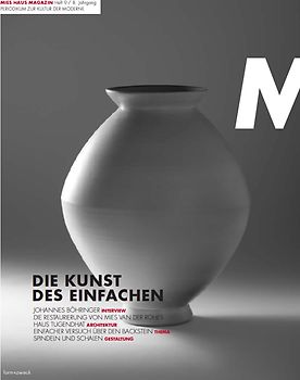 M Mies Haus Magazin No. 09: Die Kunst des Einfachen