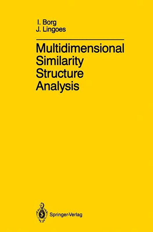 Multidimensional Similarity Structure Analysis