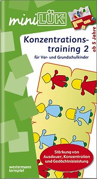 miniLÜK. Schuleingangsphase / Konzentrationstraining 2: für Vor- und Grundschulkinder