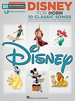 Horn Easy Instrumental Play-Along: Disney: Songbook, E-Bundle, Download (Audio) für Horn: Horn Easy Instrumental Play-Along Book with Online Audio Tracks (Hal Leonard Easy Instrumental Play-Along)