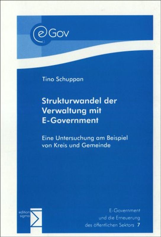 Strukturwandel der Verwaltung mit eGovernment