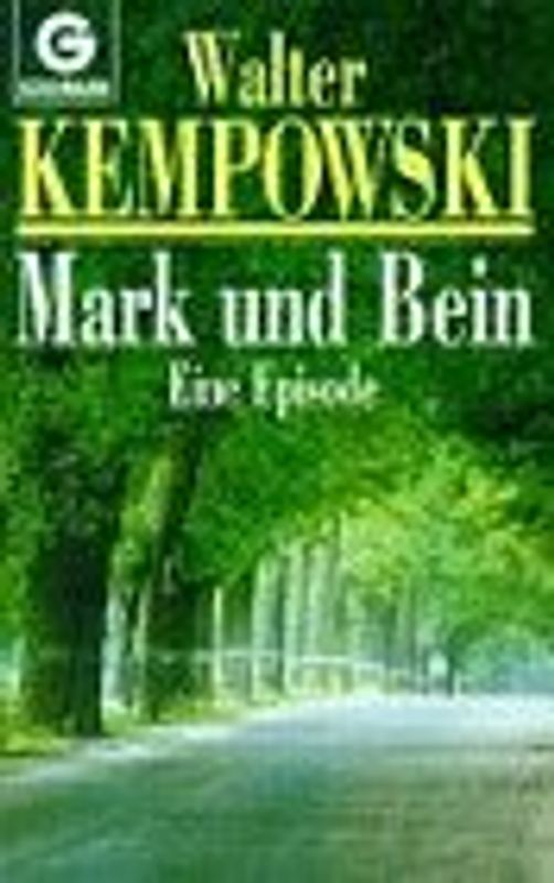 Mark und Bein. Roman