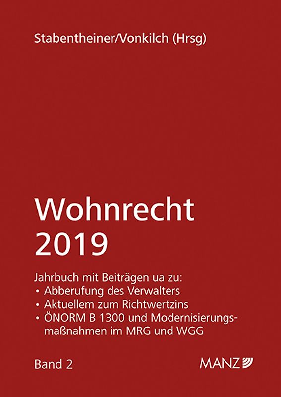 Wohnrecht 2019