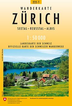 225T Zürich Wanderkarte