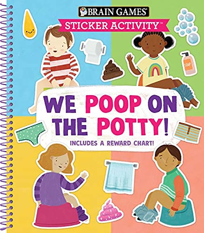 Brain Games - Sticker Activity: We Poop on the Potty!