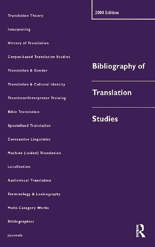 Bibliography of Translation Studies