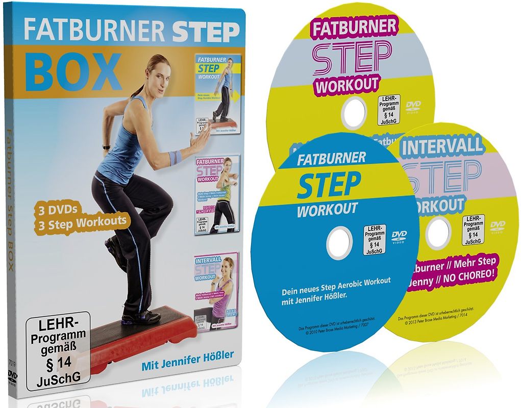 Fatburner Step Box [3 DVDs] DVD