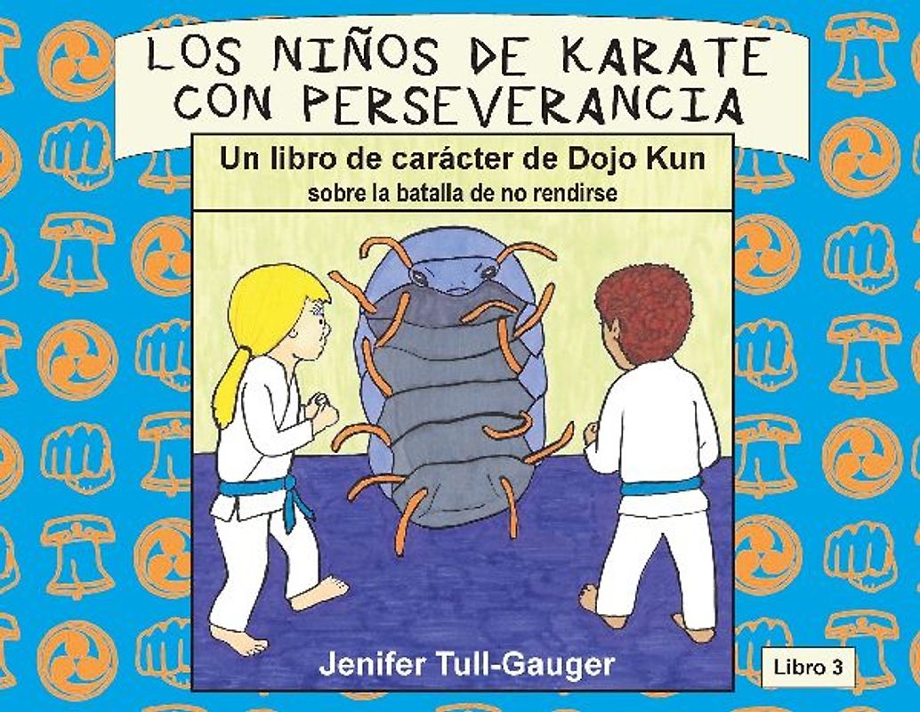 Los niños de karate con perseverancia