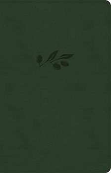 CSB Thinline Bible, Olive Leathertouch