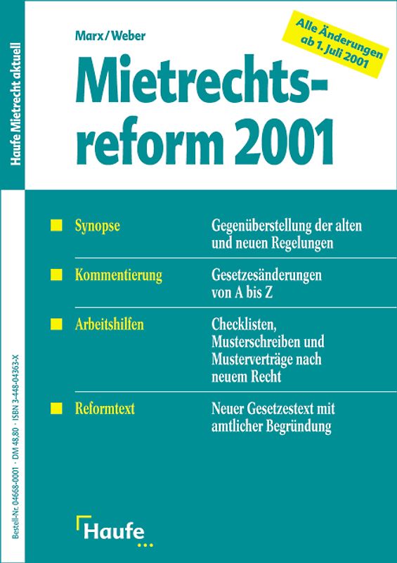 Mietrechtsreform 2001
